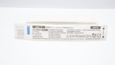Smiths Medical 4050 Jelco I.V. Cath. Radiopaque 22G x 1inch (x)